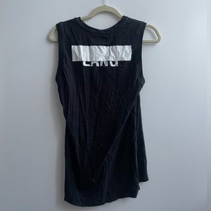 Helmut Lang Black Logo Muscle Tee